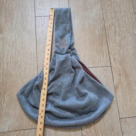 gray pet dog sling carrier - Picture 6 of 6